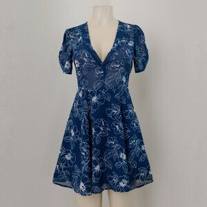 F21 - Blue Floral Dress